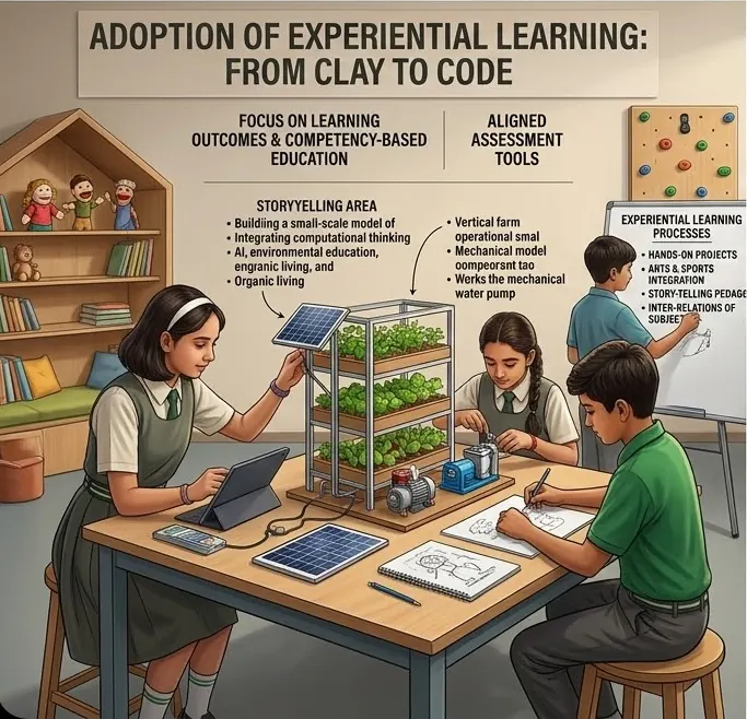 Students reading together in a library